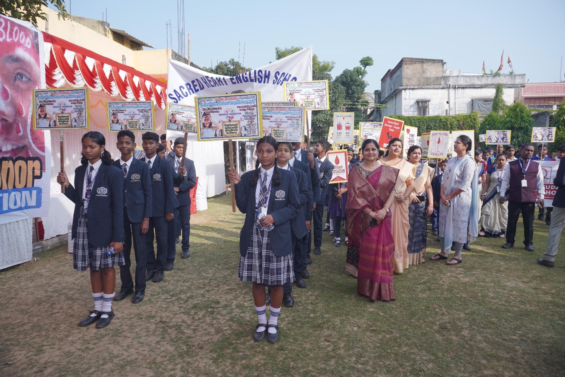 Blood Donation Awareness March